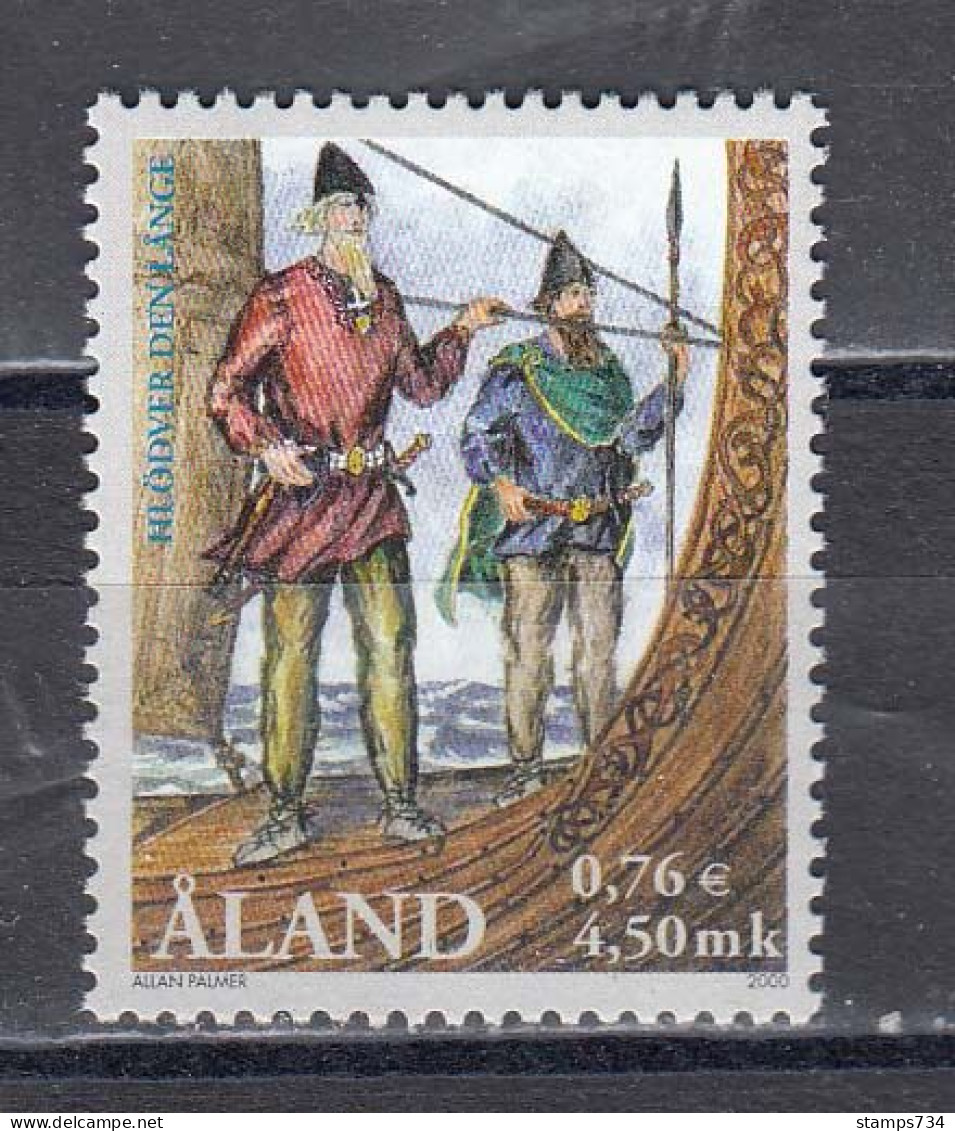 Aland 2000 - 100 Years Of Saltvik Municipality; Historic Viking Market In Saltvik,  Mi-Nr. 178, MNH** - Aland