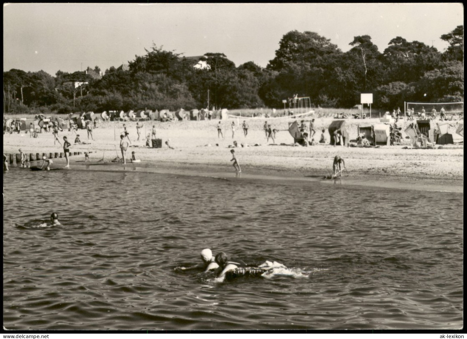 Ansichtskarte Kühlungsborn Strand, Volleyball 1975 - Kuehlungsborn