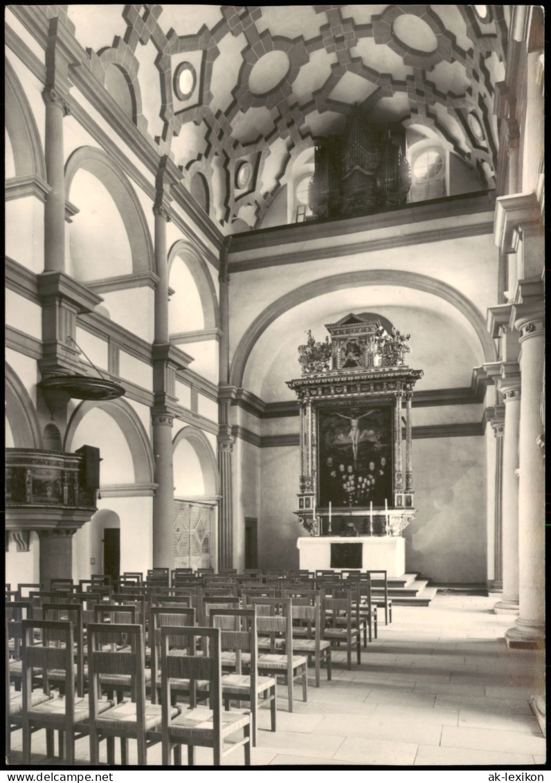 Augustusburg Erzgebirge Schloßkapelle Blick Zum Altar Schloss Augustusburg 1970 - Augustusburg