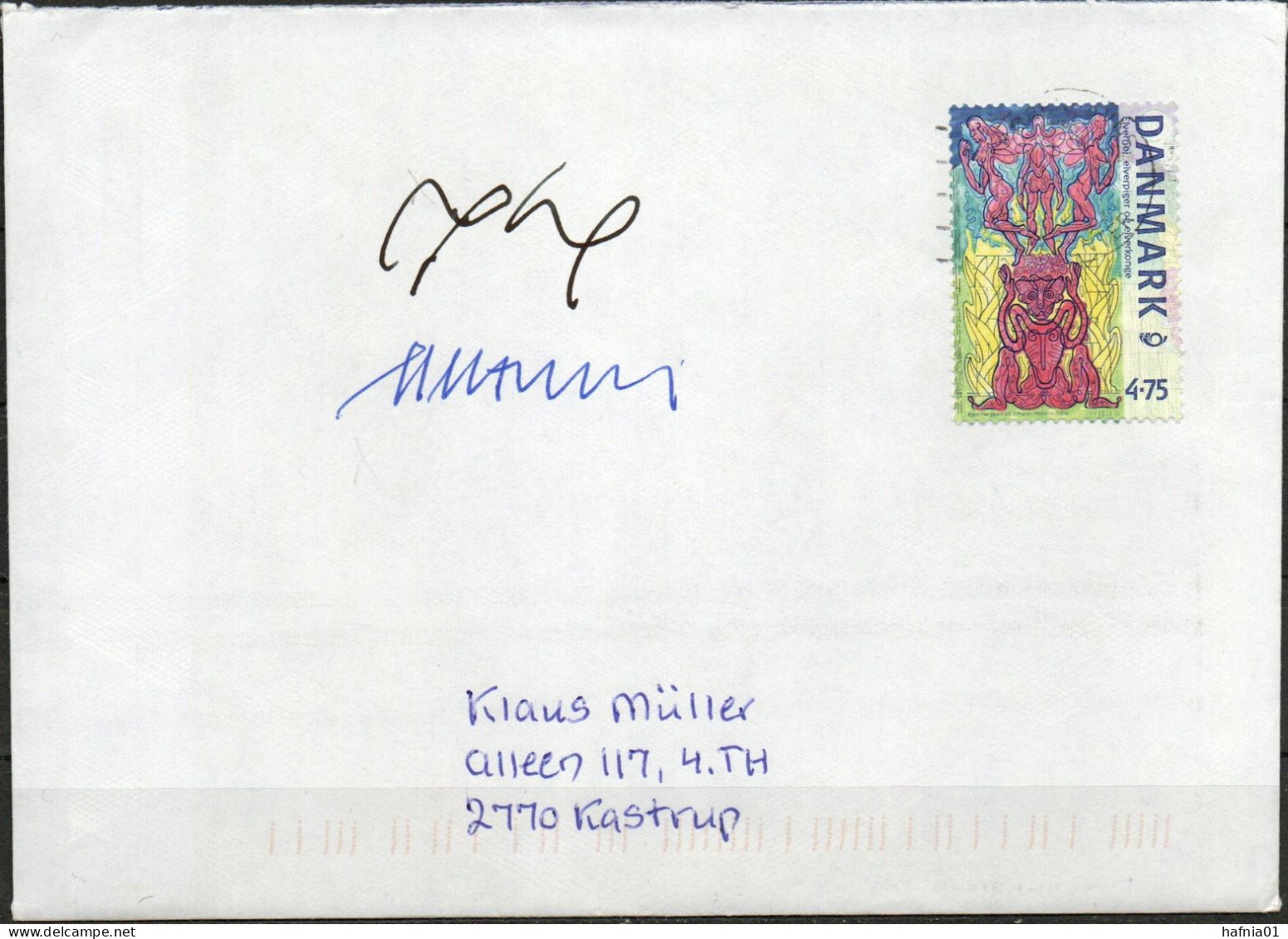 Martin Mörck. Denmark 2008. Michel 1431 On Letter. Signed. - Lettres & Documents