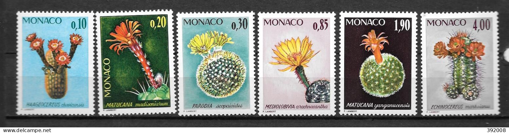 1974 - 997 à 1002 **MNH - Plantes Exotiques - Nuovi