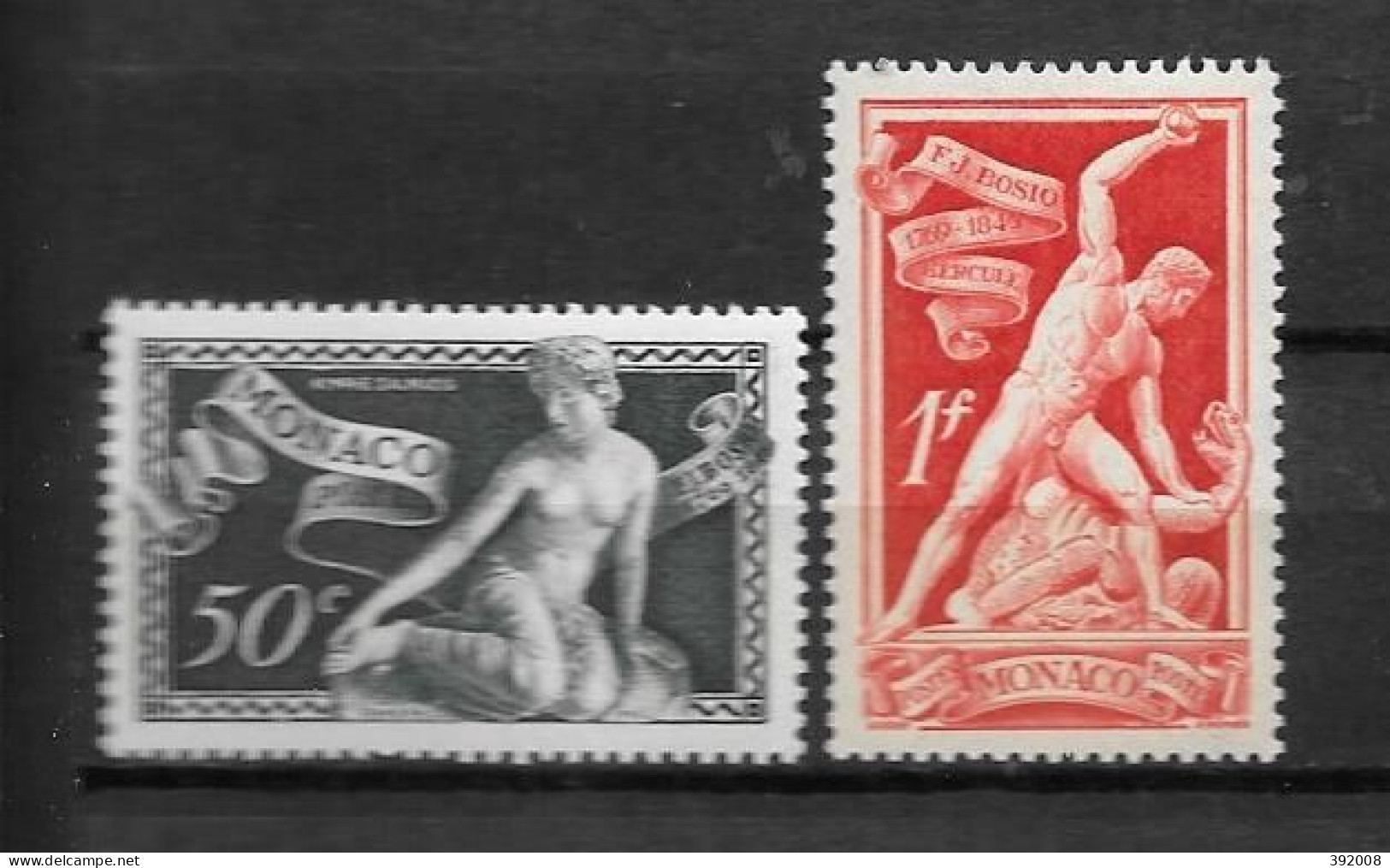 1948 - 314 à 315 **MNH  - Sculpteur Bosio - Neufs