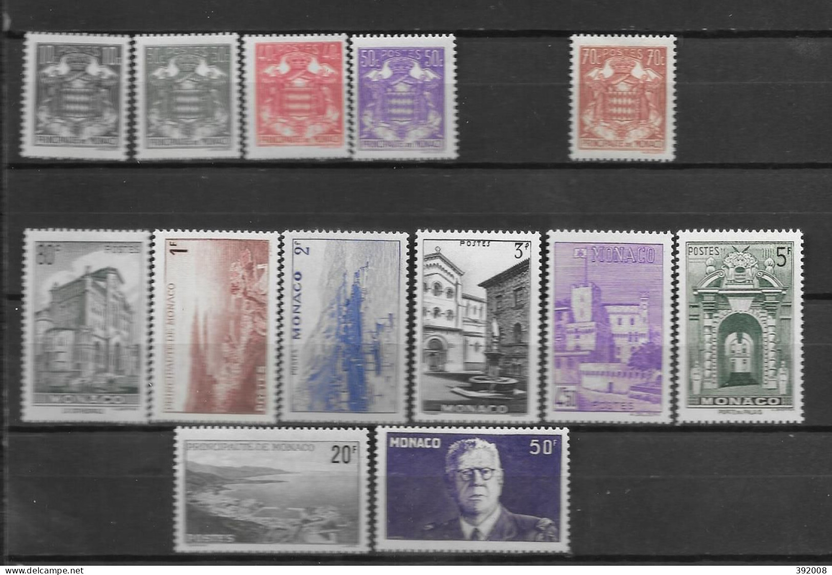 1943 - 249 à 264 **MNH - MANQUANT 253 - Nuevos