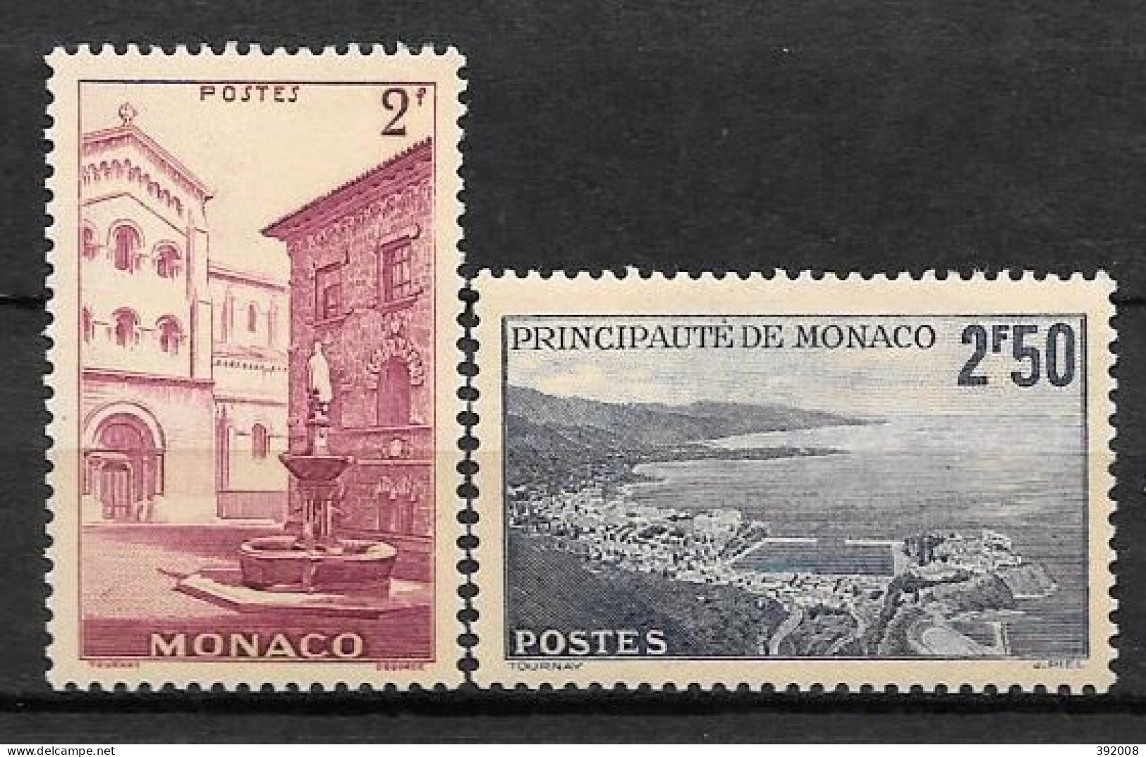 1939 - 178 + 179A *MH  - Vue De Monaco - Neufs