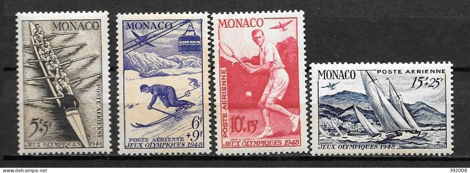 PA - 1948 - 32 à 35 **MNH - Jeux Olympiques De Londres - Poste Aérienne