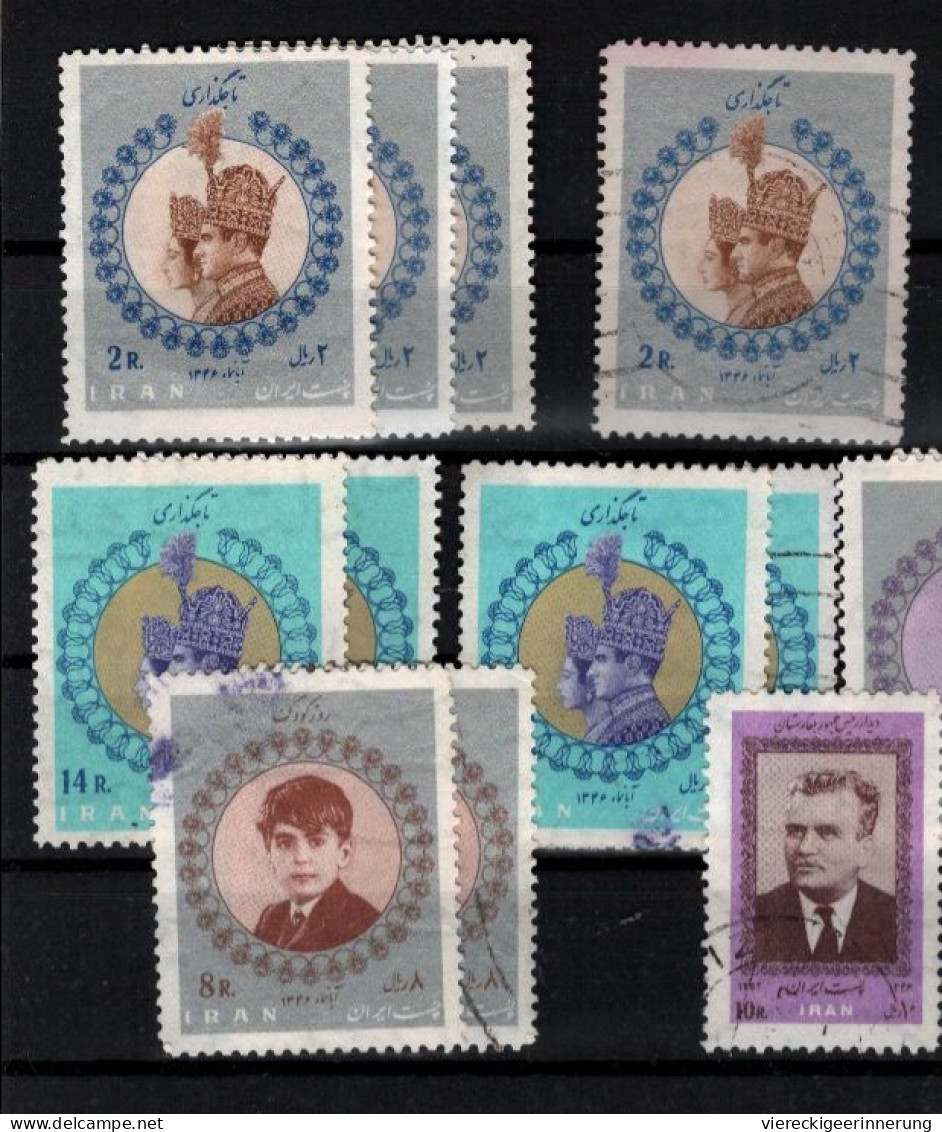 ! Persien, Persia, Iran, 1966-1967, Lot of 90 stamps