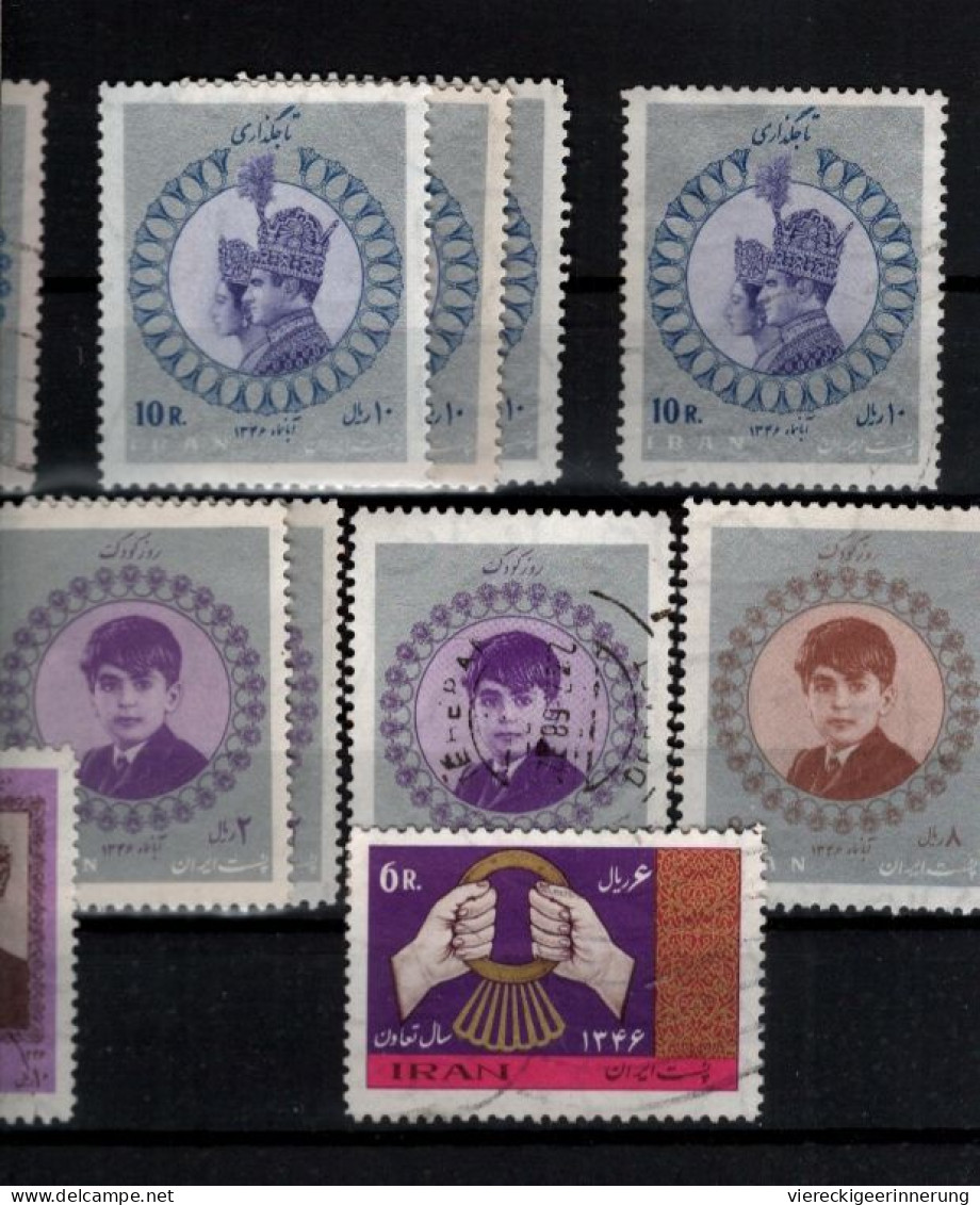 ! Persien, Persia, Iran, 1966-1967, Lot of 90 stamps