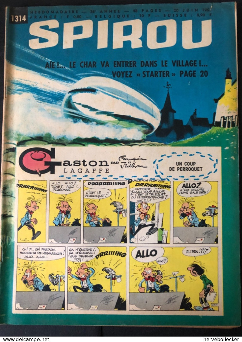 Spirou Hebdomadaire N° 1314 - 1963 - Spirou Magazine