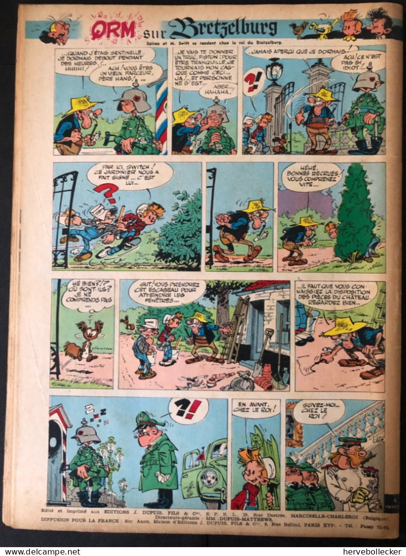 Spirou Hebdomadaire N° 1314 - 1963 - Spirou Magazine