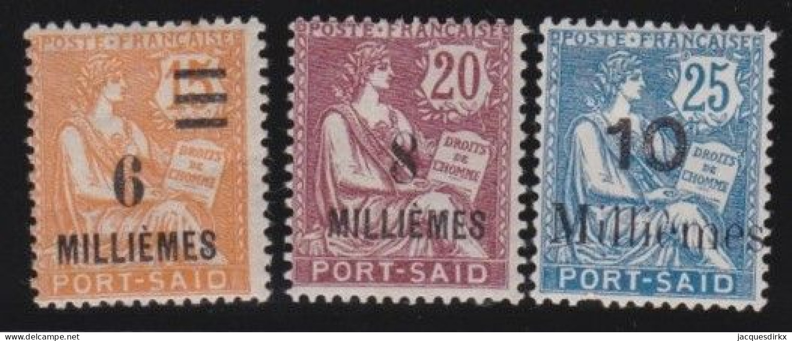 Port Saïd    .  Y&T   .   51/53     .     *       .       Neuf Avec Gomme - Unused Stamps