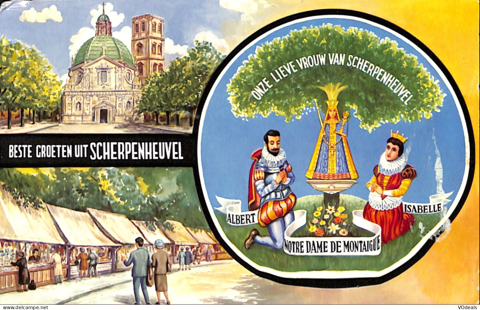 Belgique - Brabant Flamand > Scherpenheuvel-Zichem - Montaigu - Beste Groeten Uit Scherpenheuvel - Scherpenheuvel-Zichem