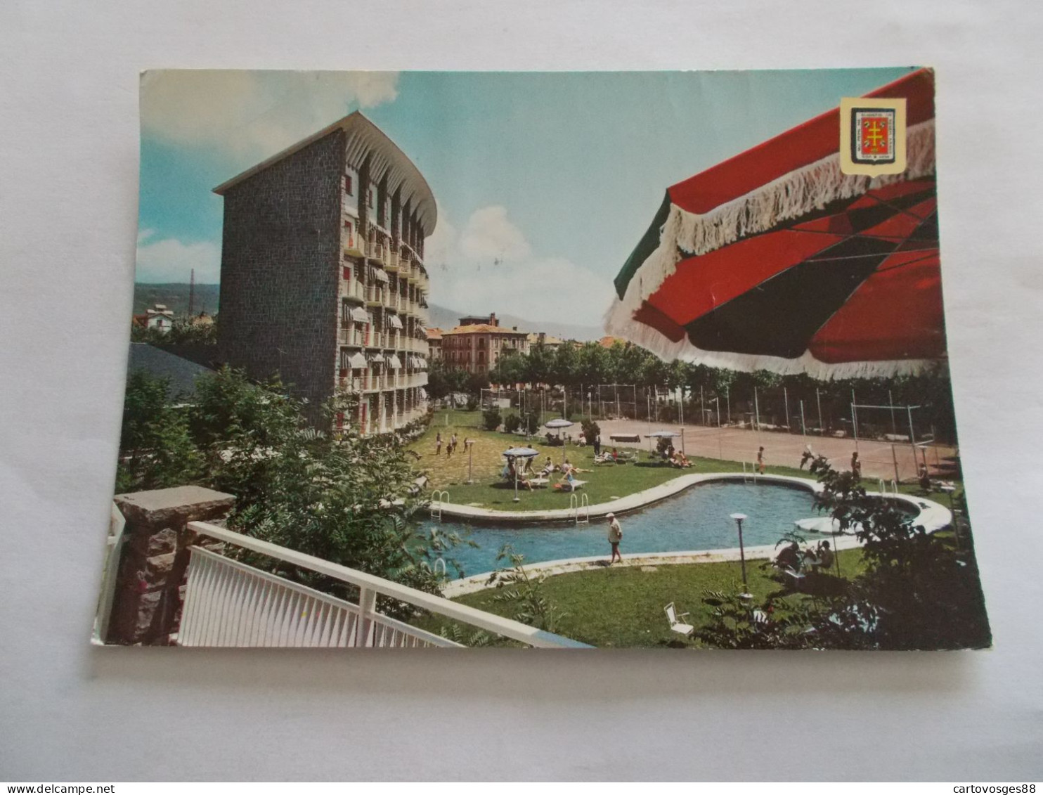 PIRINEO ARAGONES HUESCA  JACA ( ESPANA  ESPAGNE ) GRAN HOTEL Y PISCINA  ANIMEES 1966 - Huesca