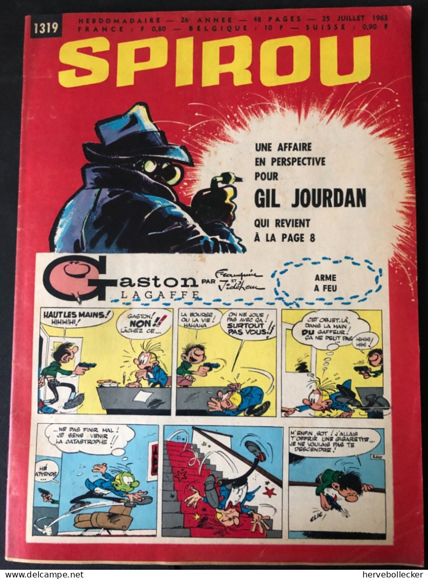 Spirou Hebdomadaire N° 1319 - 1963 - Spirou Magazine