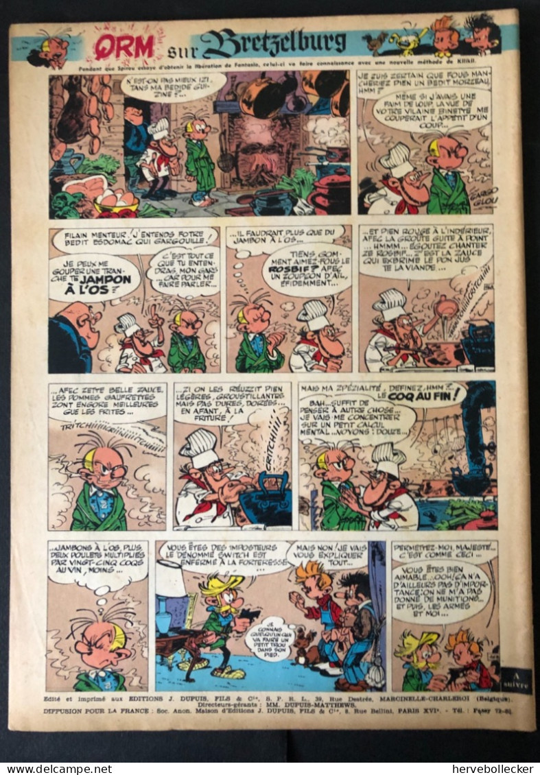 Spirou Hebdomadaire N° 1319 - 1963 - Spirou Magazine