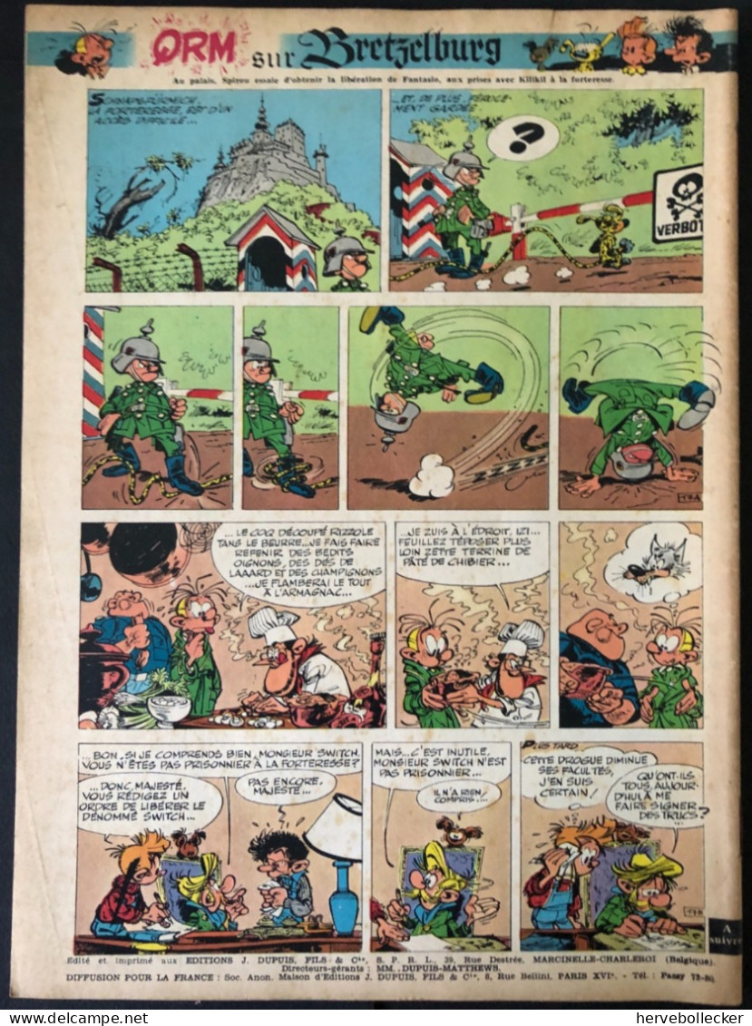 Spirou Hebdomadaire N° 1320 - 1963 - Spirou Magazine