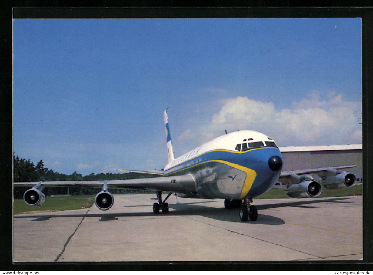 AK Flugzeug Boeing Jet 720 B Der Lufthansa Am Boden  - 1946-....: Era Moderna