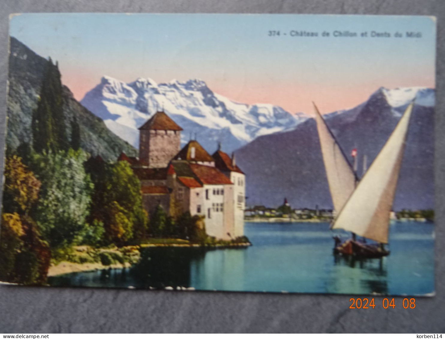 CHATEAU DE CHILLON ET DENTS DU MIDI - Veytaux