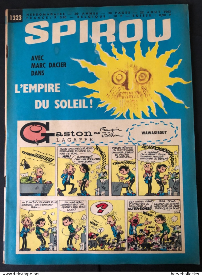 Spirou Hebdomadaire N° 1323 - 1963 - Spirou Magazine