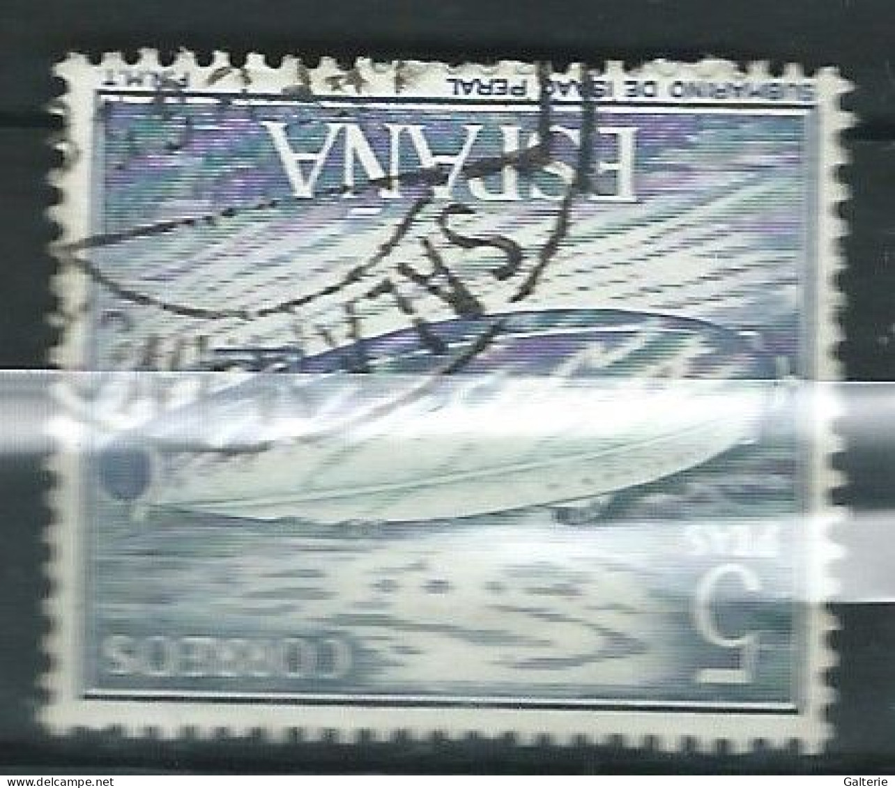ESPAGNE - Obl - 1964 - YT N° 1268-Navire Espagnol-sous-marin - Used Stamps