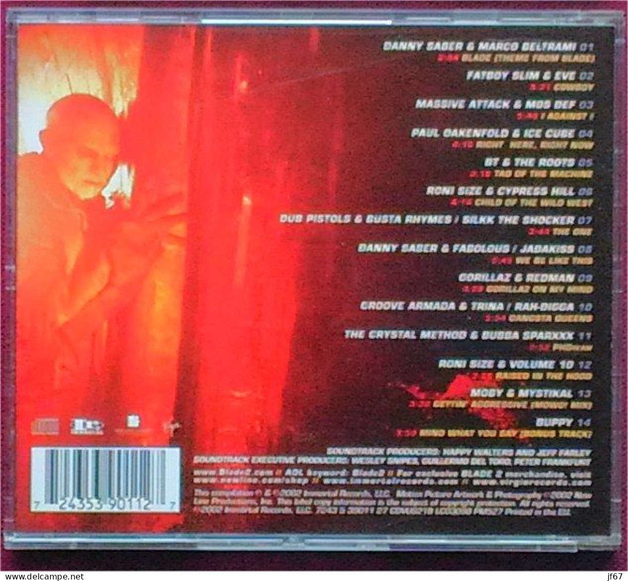 Blade II (CD BO Film) - Soundtracks, Film Music