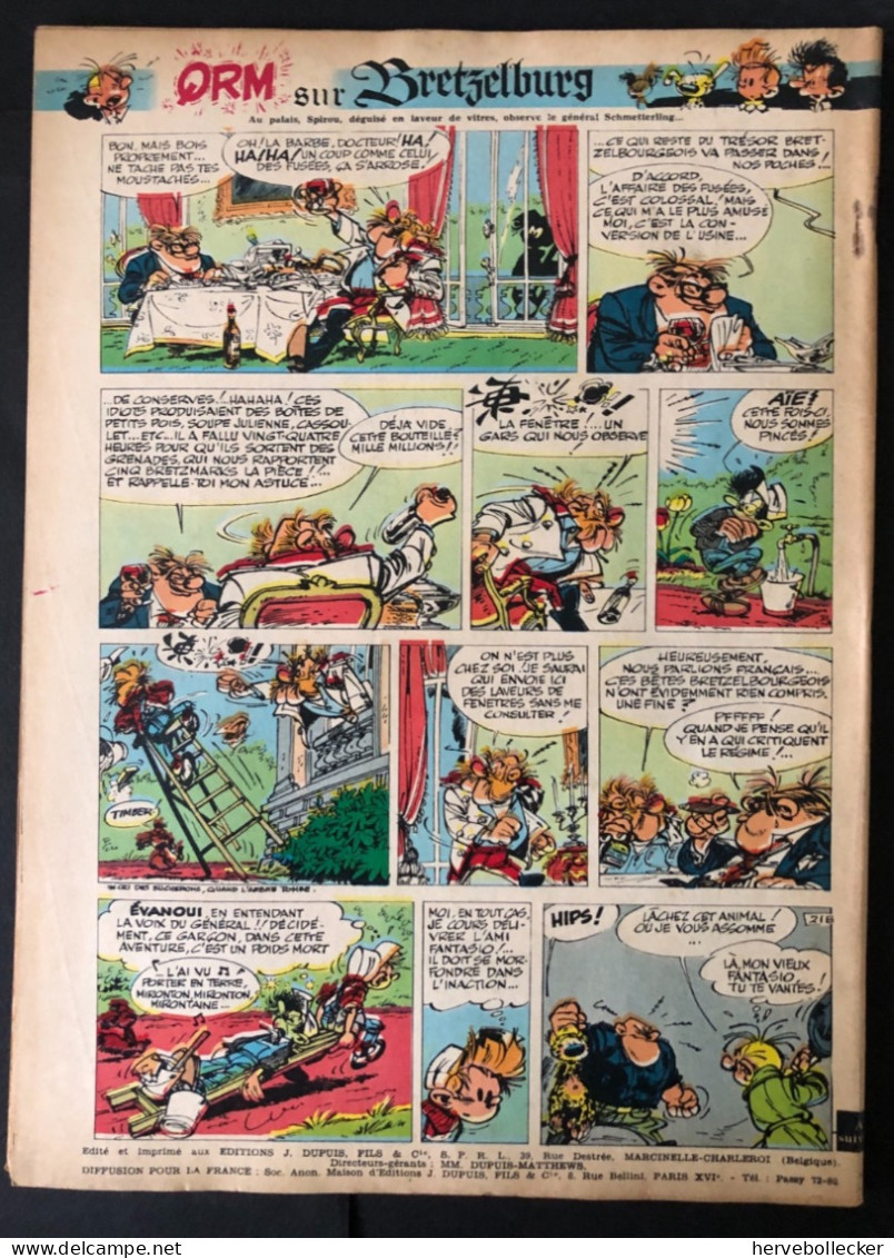 Spirou Hebdomadaire N° 1324 - 1963 - Spirou Magazine