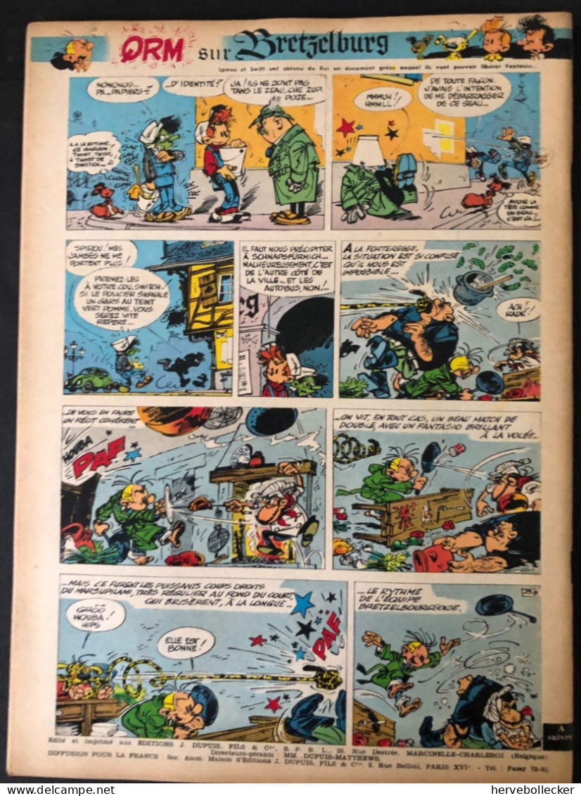 Spirou Hebdomadaire N° 1326 - 1963 - Spirou Magazine