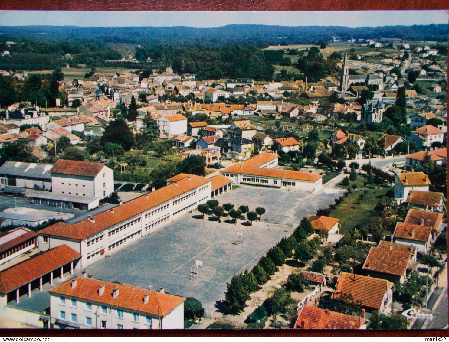 24 - MUSSIDAN - Vue Générale Aérienne - Le Groupe Scolaire. - Mussidan