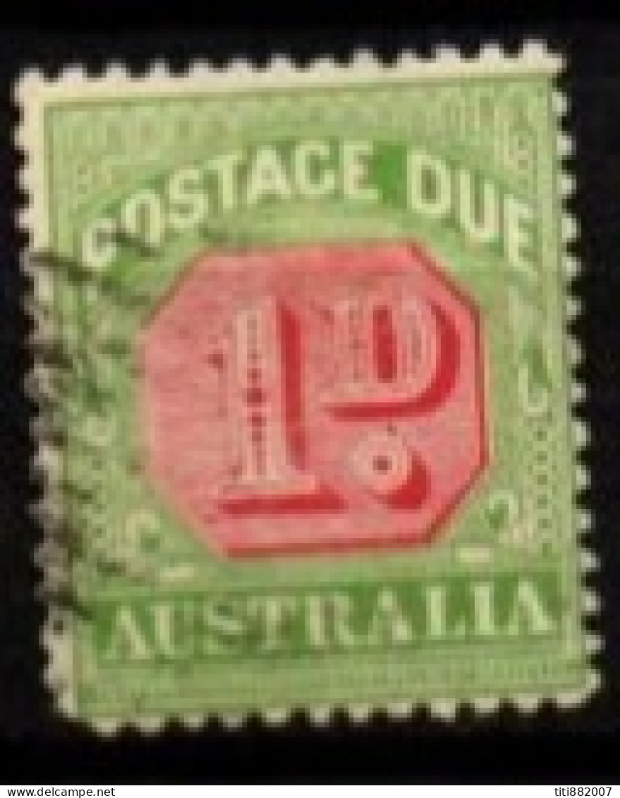 AUSTRALIE   -   Taxe   -   1909.  Y&T N° 39 Oblitéré - Segnatasse