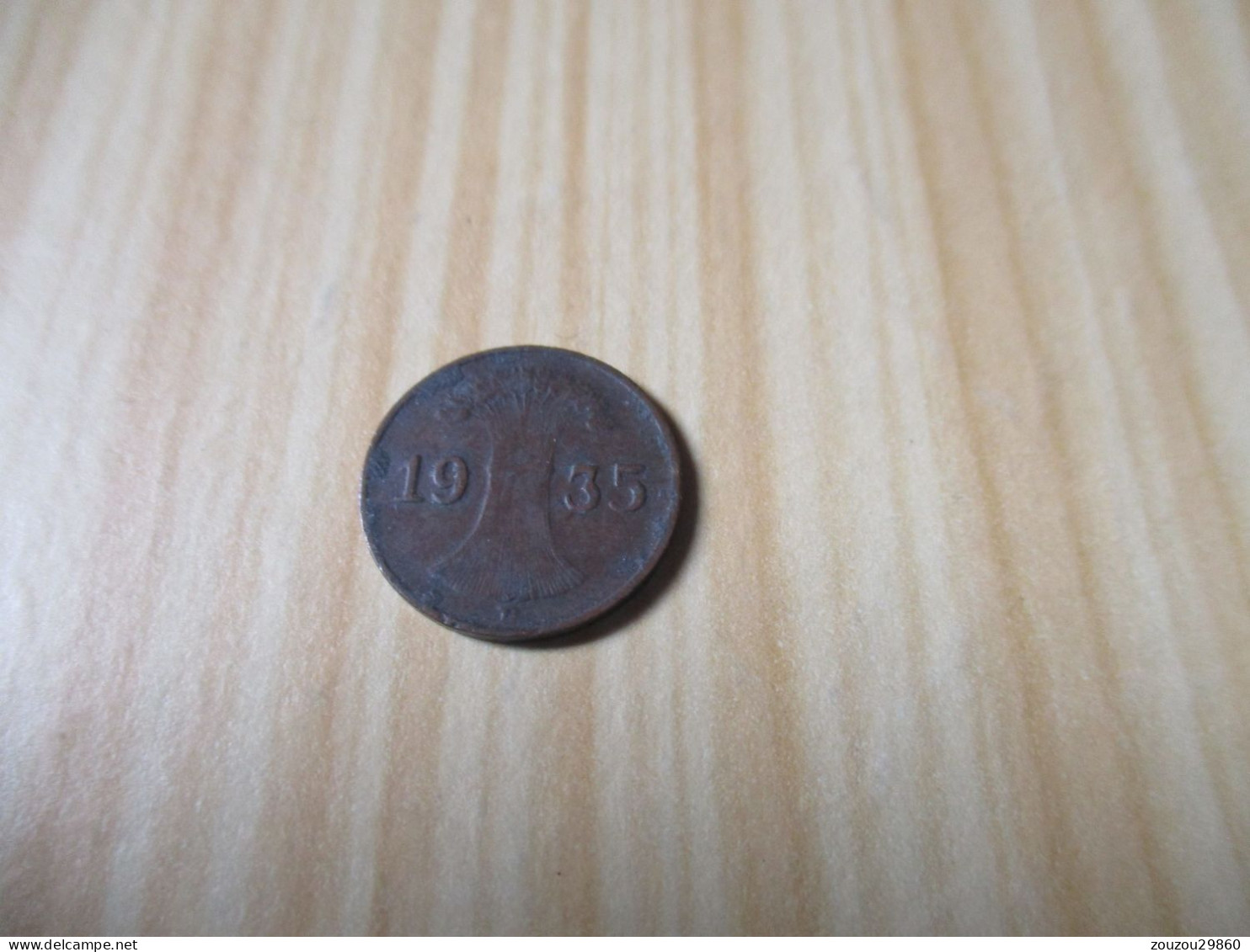 Allemagne - 1 Reichspfennig 1935 D.N°54. - 1 Rentenpfennig & 1 Reichspfennig