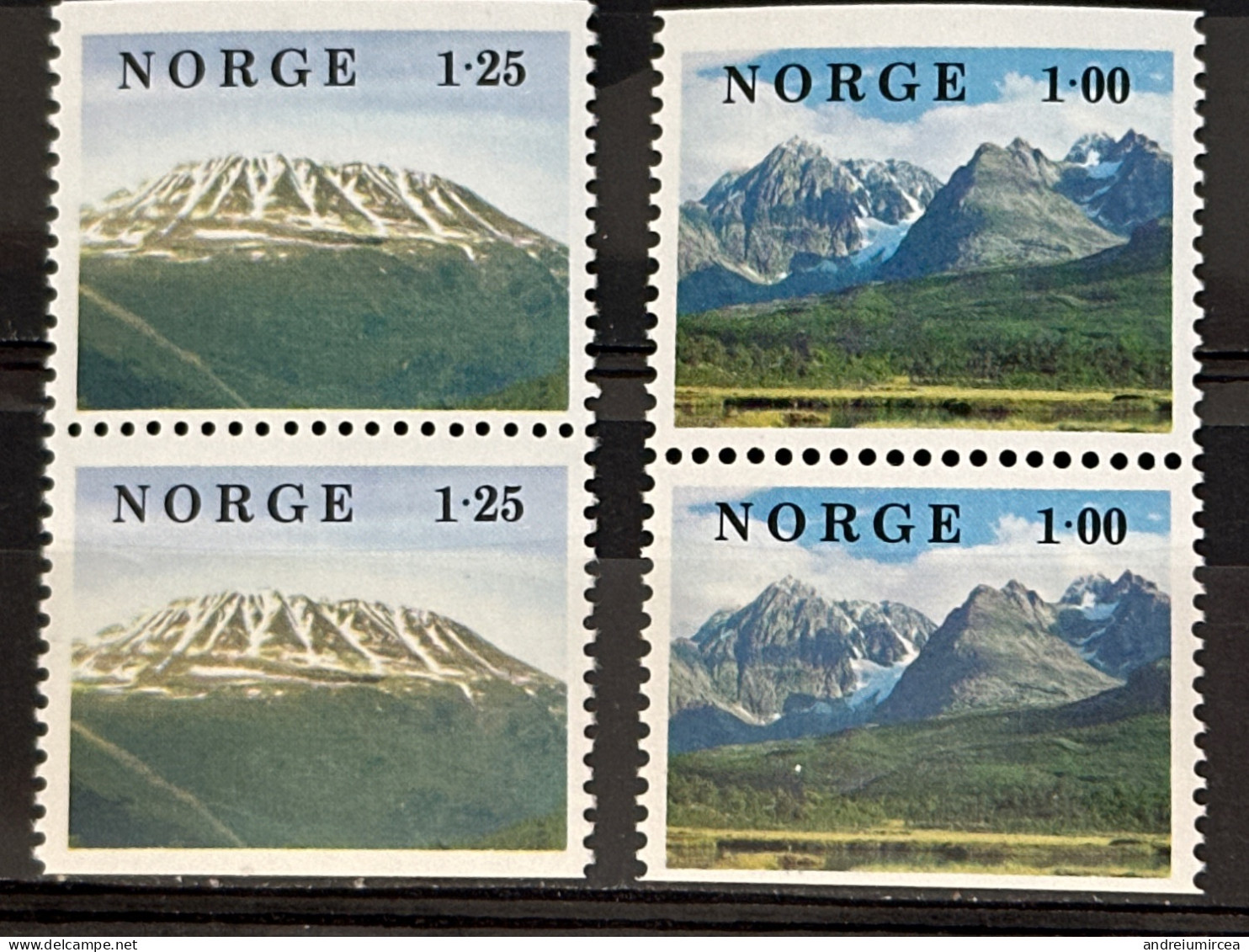 . MNH  Norvège Landscapes Mountains - Ungebraucht