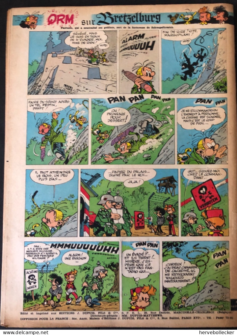 Spirou Hebdomadaire N° 1328 - 1963 - Spirou Magazine