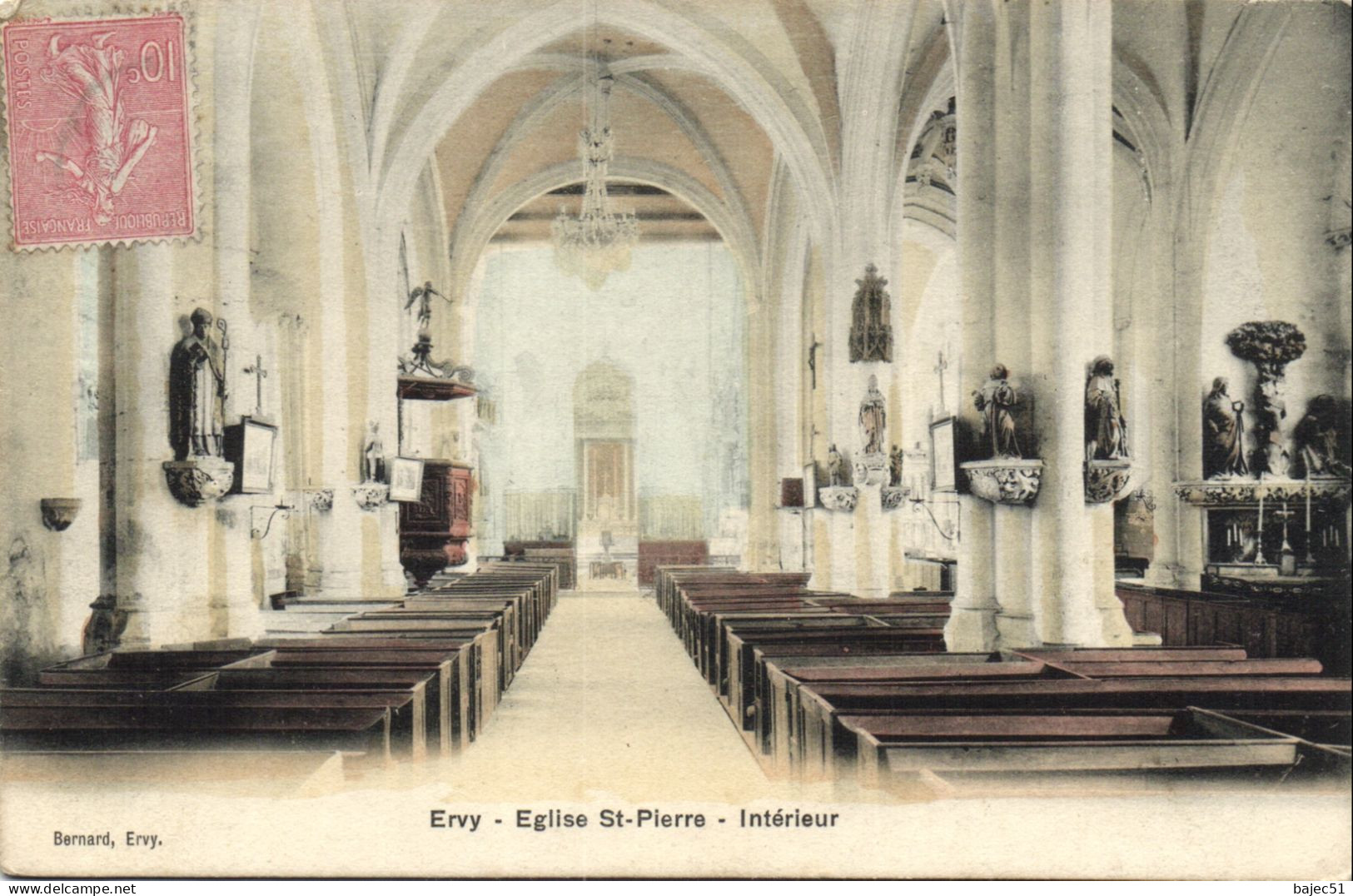 Ervy - Eglise Saint Pierre - Intérieur - Ervy-le-Chatel