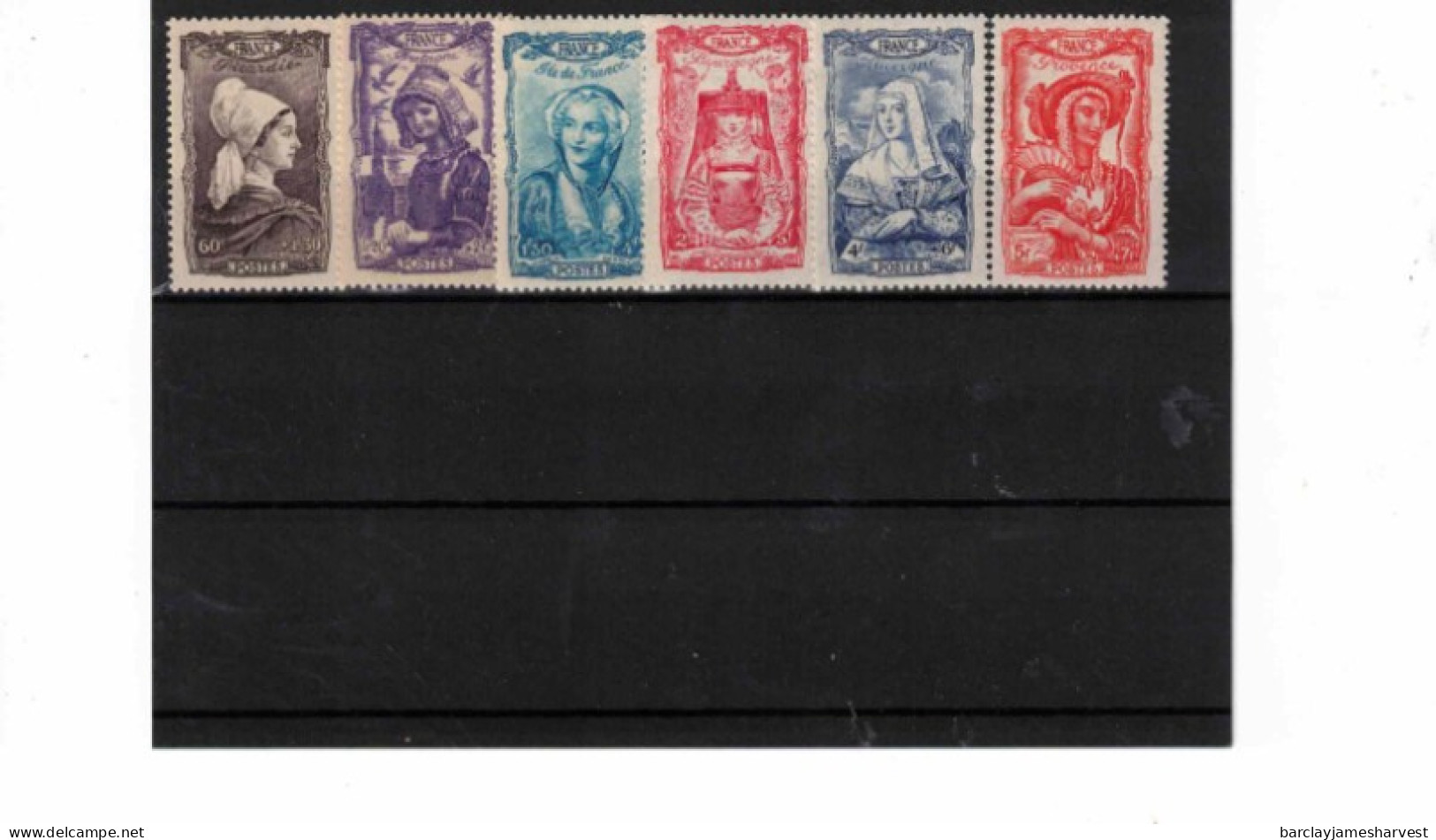 2 Séries Complètes De Timbres Neuf* TC Années 1943 N° 587 à 592 Et 593 à 598 Cote 19.00 Euros - Unused Stamps