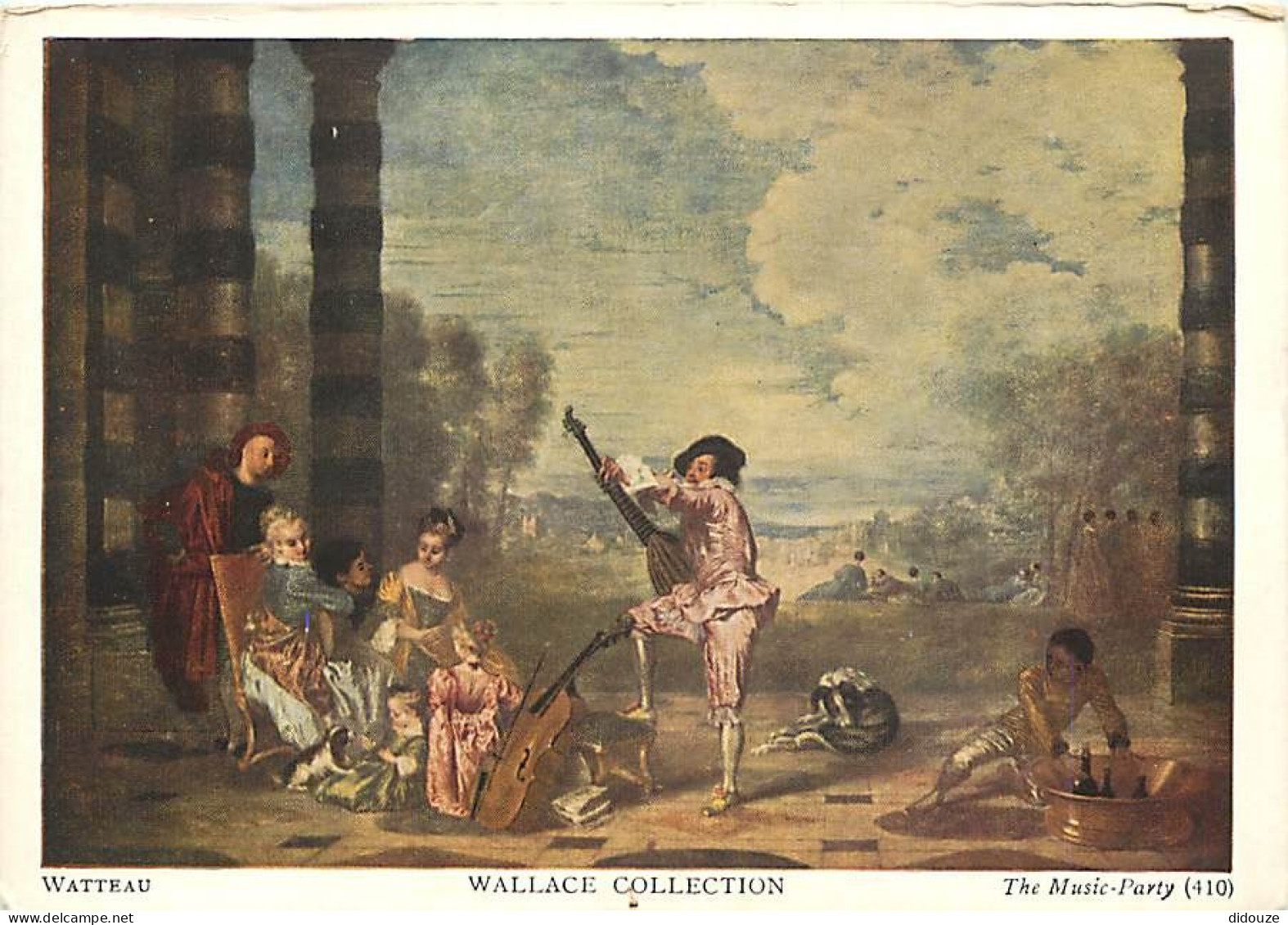 Art - Peinture - Antoine Watteau - The Music-Party - CPM - Voir Scans Recto-Verso - Malerei & Gemälde