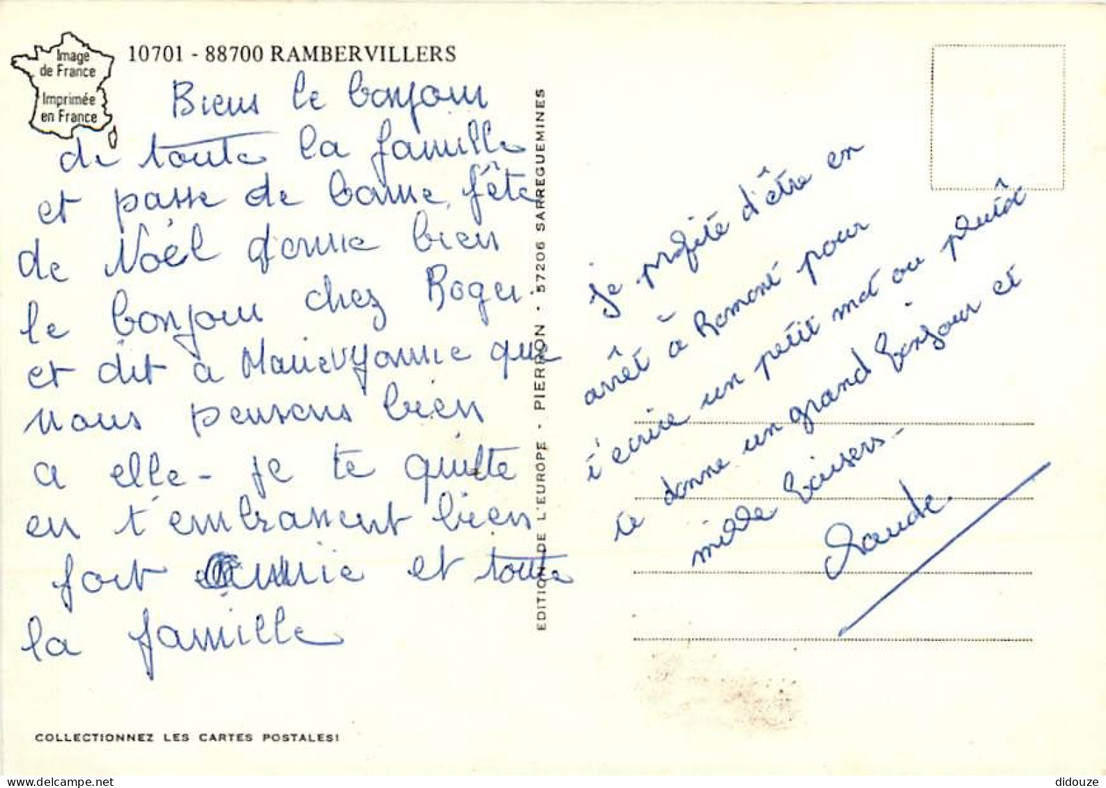 88 - Rambervillers - Vue Sur La Maison Du Peuple - CPM - Voir Scans Recto-Verso - Rambervillers