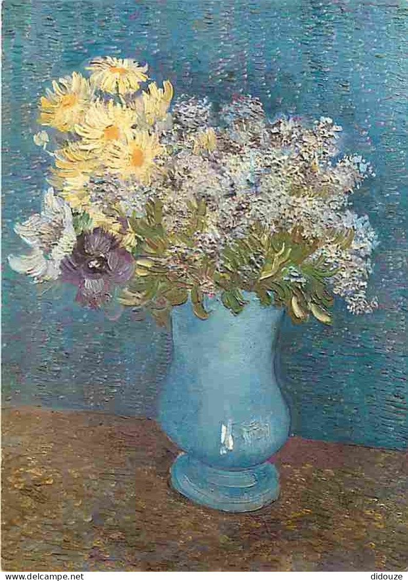 Art - Peinture - Vincent Van Gogh - Vase De Fleurs - 1887 - CPM - Voir Scans Recto-Verso - Malerei & Gemälde