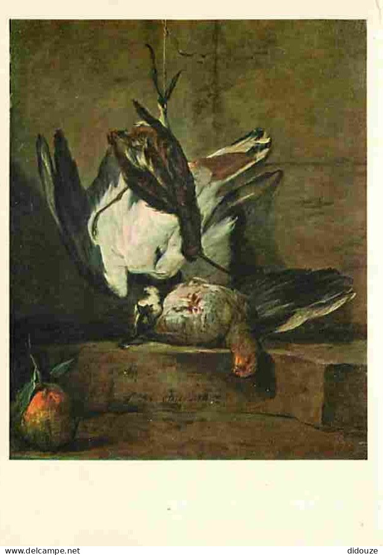 Art - Peinture - Jean Baptiste Chardin - Nature Morte Avec Oiseaux - CPM - Voir Scans Recto-Verso - Malerei & Gemälde