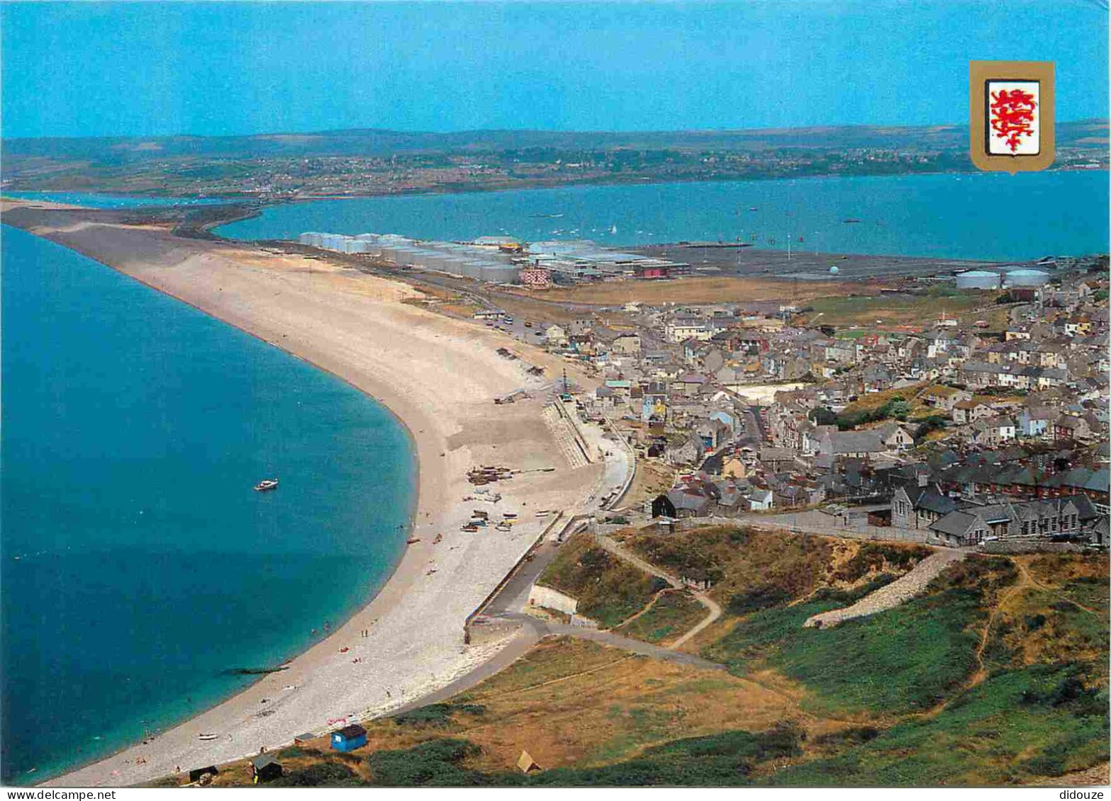 Angleterre - Portland - Chesil Beach And Portland Harbour - Aerial View - Vue Aérienne - Dorset - England - Royaume Uni  - Other & Unclassified