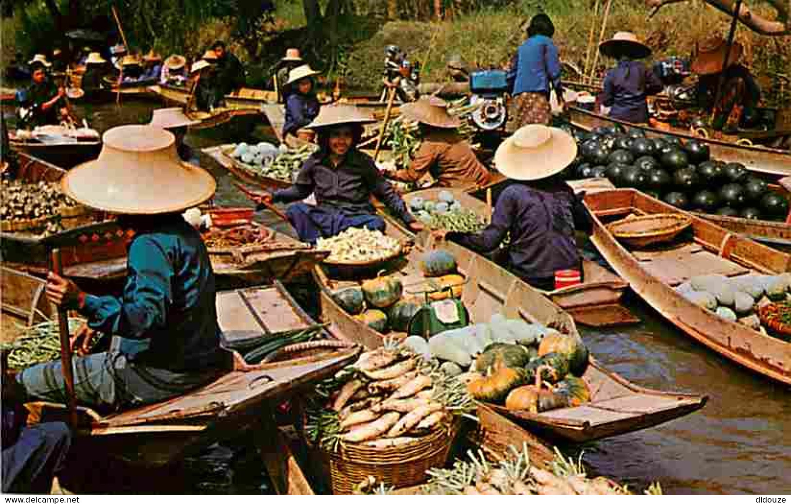 Thailande - Damnernsaduak Floating Market - Rajburi Province - Marché Sur L'eau - Légumes - Carte Neuve - CPM - Voir Sca - Thailand