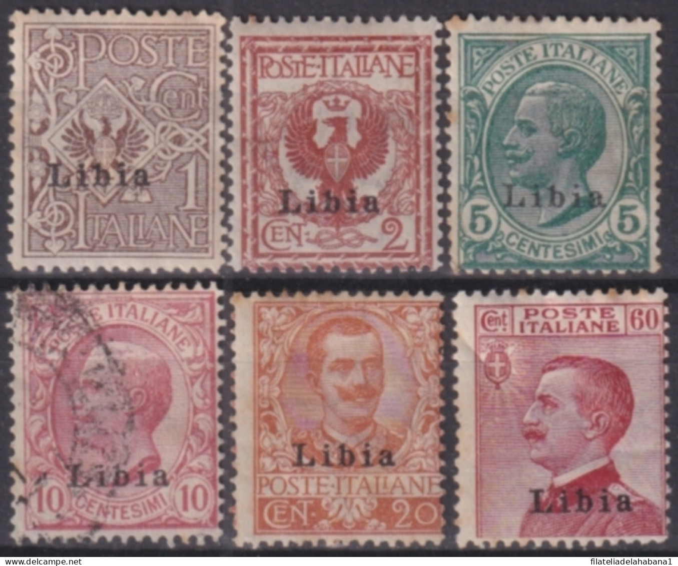 F-EX49191 LIBYA ITALY COLONIES STAMPS LOT 1912-17.  - Libya