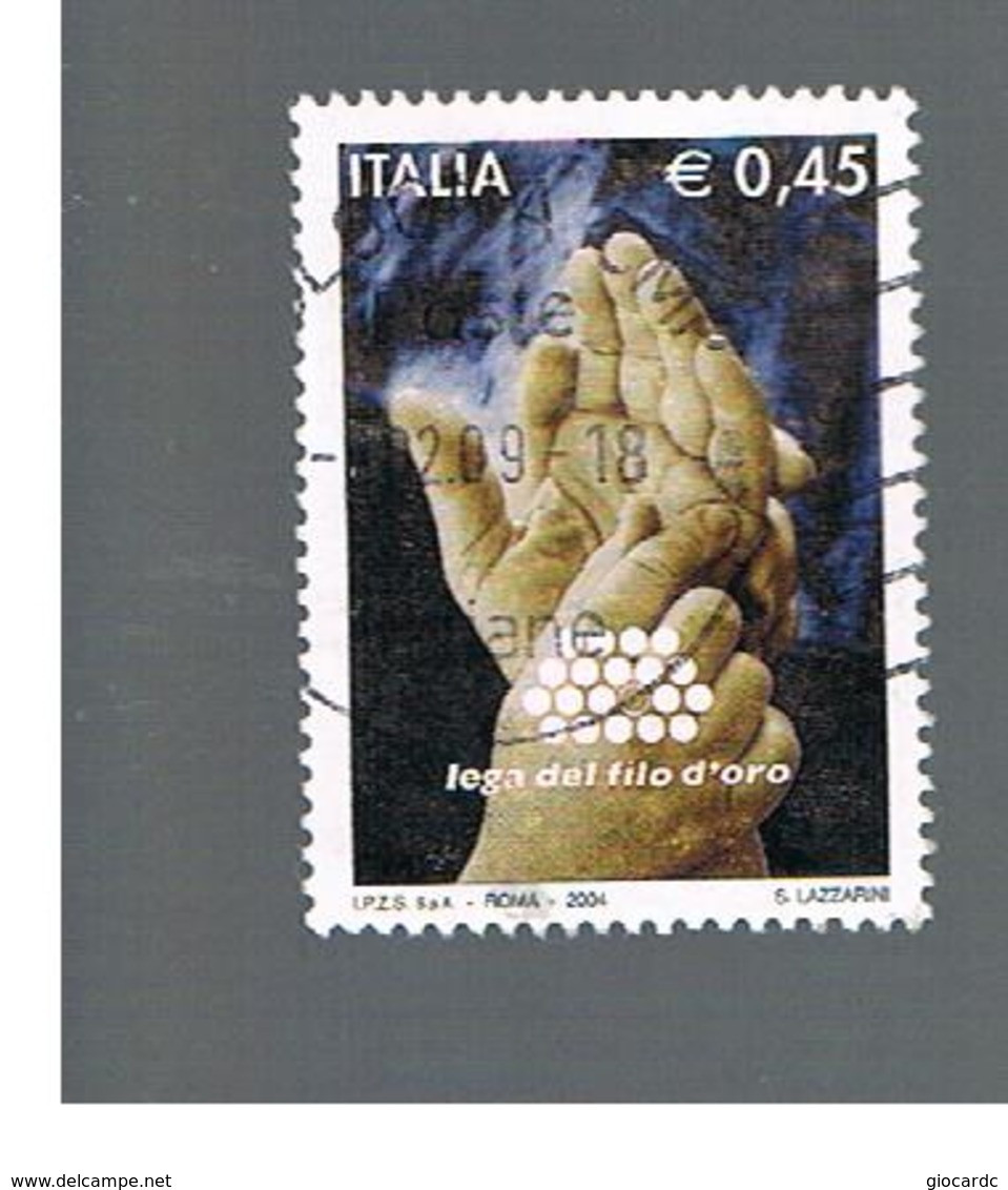 ITALIA REPUBBLICA  -  2004  LEGA DEL FILO D' ORO                  - USATO ° - RIF.  30270 - 2001-10: Oblitérés