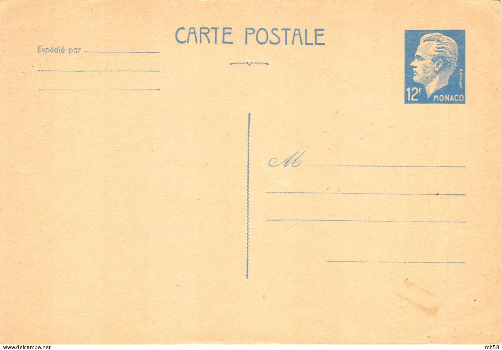 Entier MONACO - Carte Neuf - 12f Rainier III De Mazelin Bleu - Interi Postali