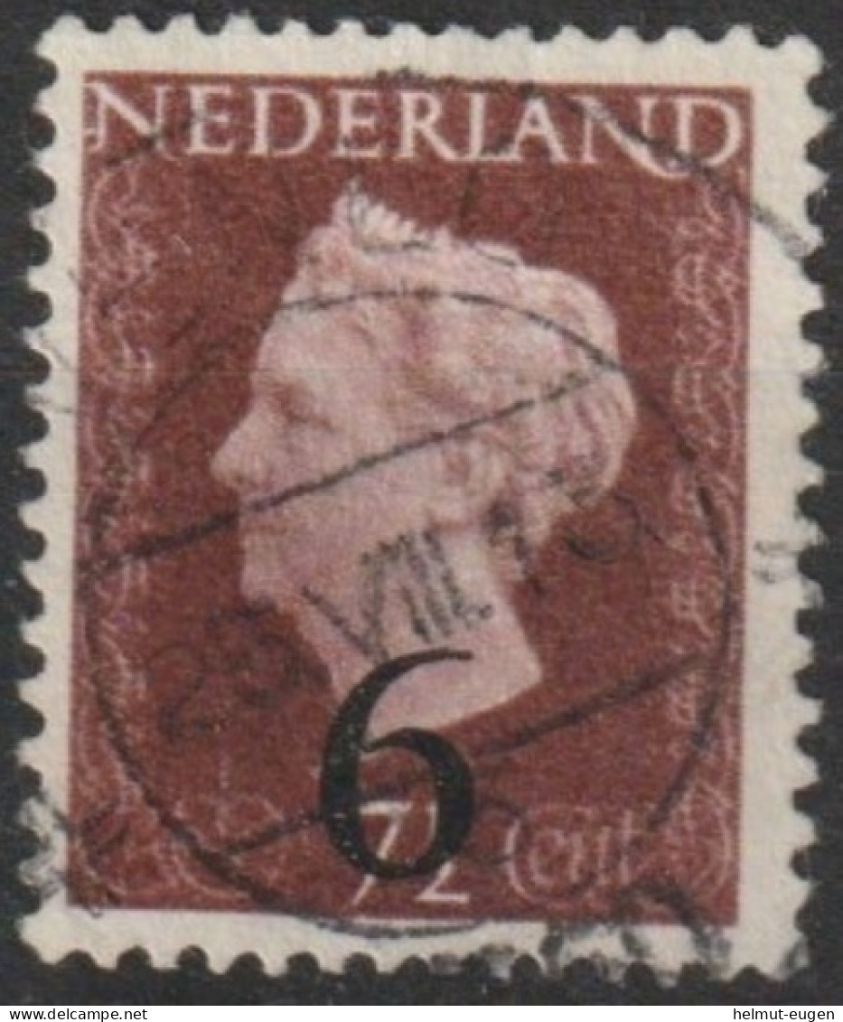 MiNr. 480 Niederlande       1947/1948. Freimarken: Königin Wilhelmina. - Gebruikt
