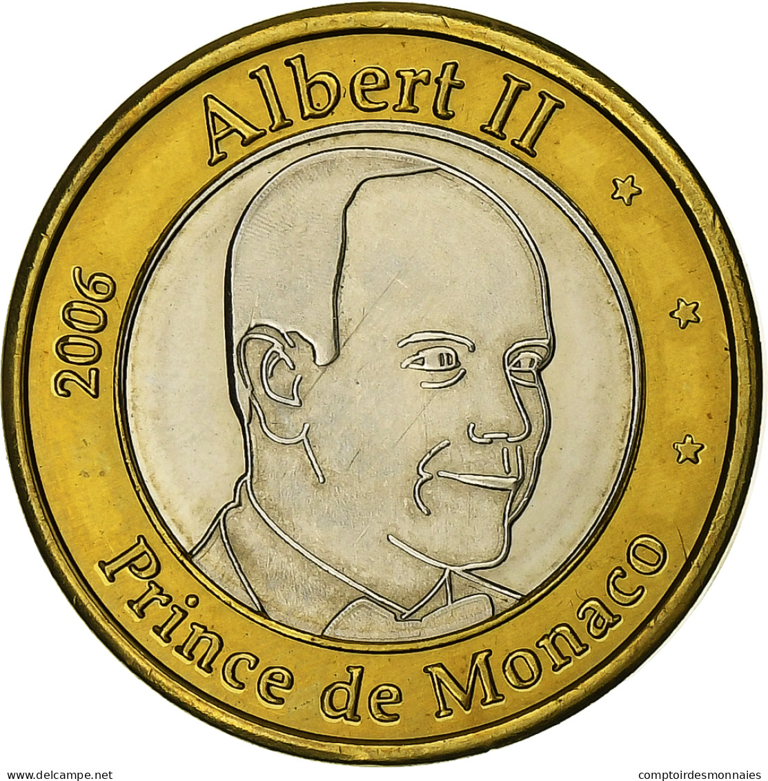 Monaco, Euro, Unofficial Private Coin, 2006, Bimétallique, SPL+ - Essais Privés / Non-officiels
