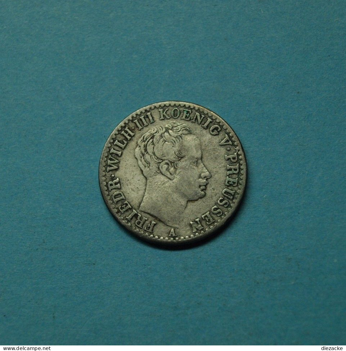 Preussen 1822 1/6 Taler Friedrich Wilhelm III. (M5353 - Groschen & Andere Kleinmünzen