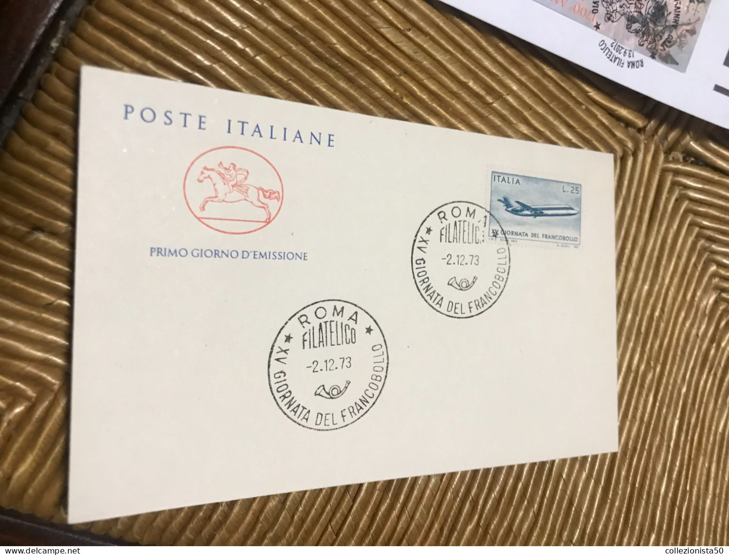 ITALIA FDC STUPENDA BUSTA 1° GIORNO GIORNATA DEL FRANCOBOLLO 1 VALORE ! - Sonstige - Europa