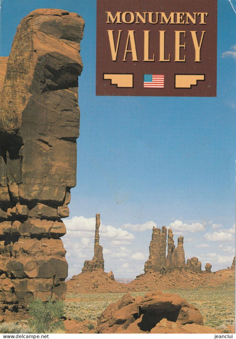 CPM  .  MONUMENT VALLEY  .  CARTE ECRITE AU VERSO - Otros & Sin Clasificación