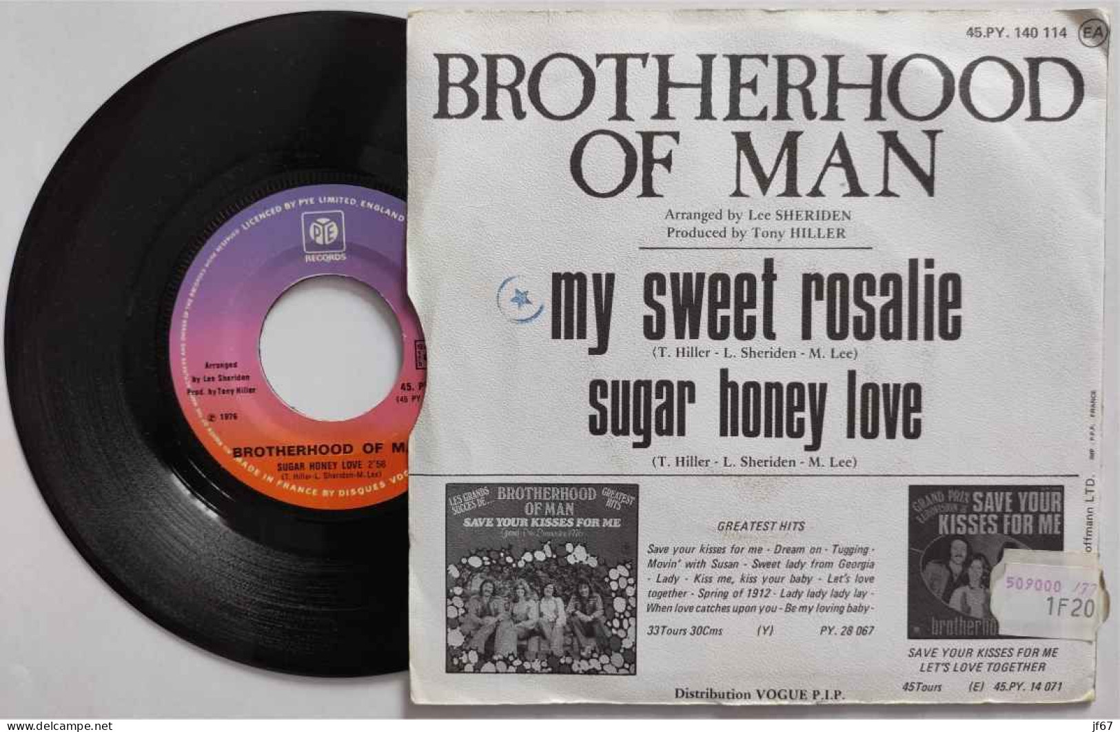 Brotherhood Of Man (1976) Vinyle 45T - Other & Unclassified