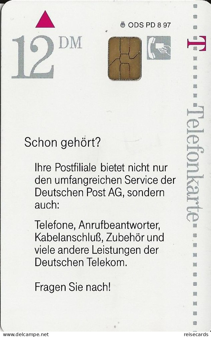 Germany: Telekom PD 8 97 Telekom In Ihrer Postfiliale - P & PD-Series : Guichet - D. Telekom