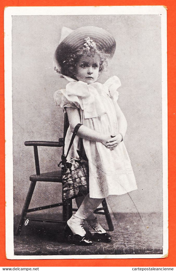 14985 /⭐ Fillette Habillée Mode 1900s Chapeau Robe Sac à Main  - Groupes D'enfants & Familles